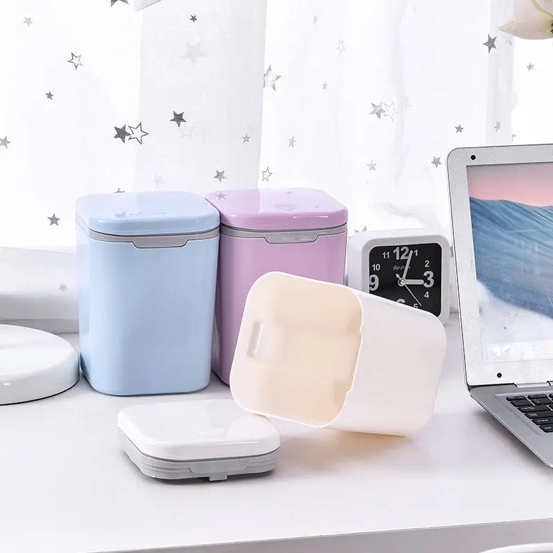 Lixeira Mini 2022, Lixeira Zero Desperdício, Lixeira de Reciclagem, Lixeira de Cozinha Nórdica Simples e Removível para Mesa, Cubo Basura Lixeira
