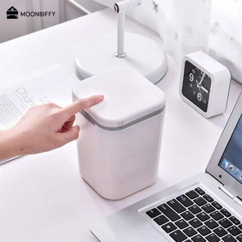 Lixeira Mini 2022, Lixeira Zero Desperdício, Lixeira de Reciclagem, Lixeira de Cozinha Nórdica Simples e Removível para Mesa, Cubo Basura Lixeira
